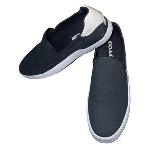 Coach navy slip-on sneaker